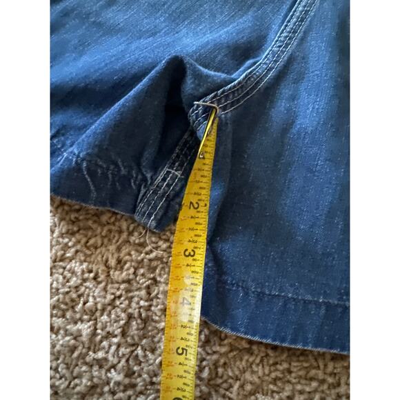 Carhartt 35” Blue Denim Carpenter Work Shorts - Picture 8 of 10